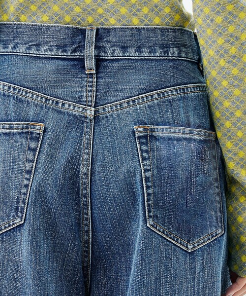 EDITION（エディション）の「インディゴデニム ドローコードパンツ（デニムパンツ・レディース・ライトブルー・38/36/34）」の7枚目の写真