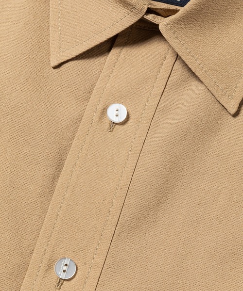 meanswhile(ミーンズワイル)の「Breathable Side Slit S/S SH(シャツ/ブラウス・メンズ・ブラック/ベージュ・1(S))」の10枚目の写真