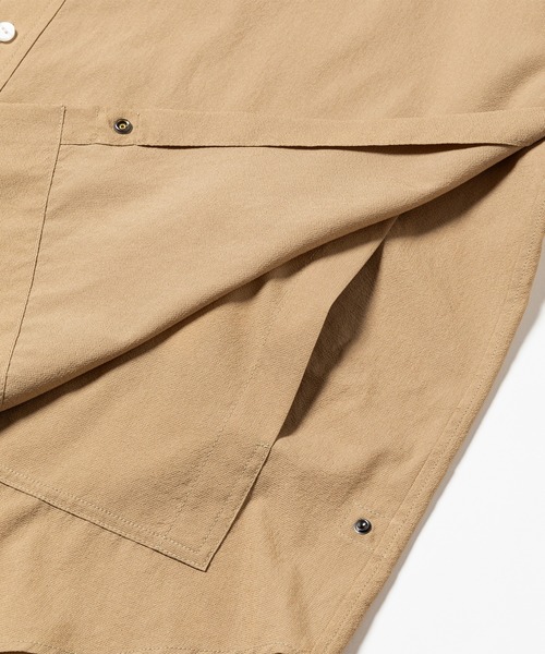 meanswhile(ミーンズワイル)の「Breathable Side Slit S/S SH(シャツ/ブラウス・メンズ・ブラック/ベージュ・1(S))」の12枚目の写真