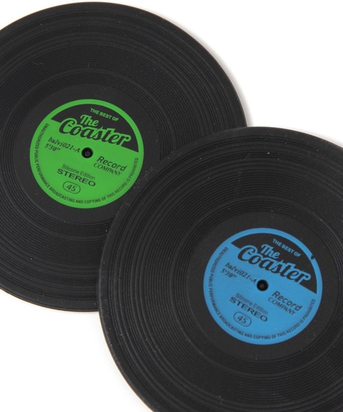 BAYFLOW(ベイフロー)の「レコードコースター4P(キッチンツール・レディース・ブラック・0)」の6枚目の写真