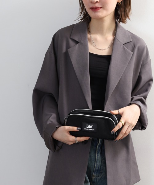 Lee（リー）の「Leeﾎﾟﾘﾗﾊﾞｰﾜｯﾍﾟﾝ前P付ﾎﾟｰﾁ（ポーチ・メンズ・ブラック・FREE）」の9枚目の写真