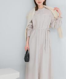 URBAN RESEARCH ROSSO WOMEN | ウォッシャブルリネンライクシャツワンピース(ワンピース)