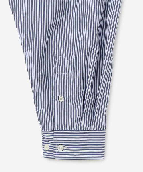 GYMPHLEX（ジムフレックス）の「Gymphlex | バンドカラー長袖シャツ STRIPE MEN（シャツ/ブラウス・メンズ・ブルー系その他・L/M）」の5枚目の写真