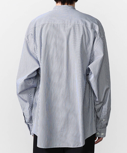 GYMPHLEX（ジムフレックス）の「Gymphlex | バンドカラー長袖シャツ STRIPE MEN（シャツ/ブラウス・メンズ・ブルー系その他・L/M）」の10枚目の写真