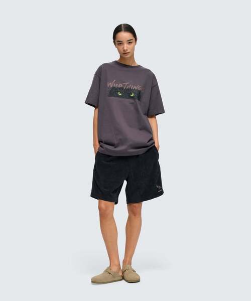 WILD THINGS(ワイルドシングス)の「リンクス S/S Tシャツ│LYNX S/S TEE(Tシャツ/カットソー・メンズ・イエロー系その他2/チャコールグレー/ホワイト/グレー系その他3・M/L/S/XL)」の7枚目の写真