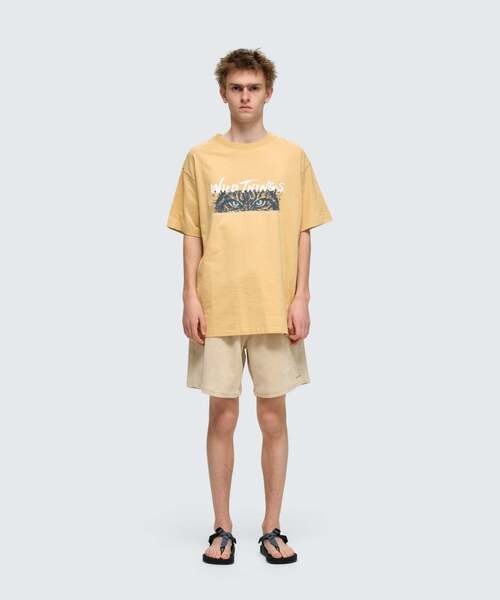 WILD THINGS(ワイルドシングス)の「リンクス S/S Tシャツ│LYNX S/S TEE(Tシャツ/カットソー・メンズ・イエロー系その他2/チャコールグレー/ホワイト/グレー系その他3・M/L/S/XL)」の4枚目の写真