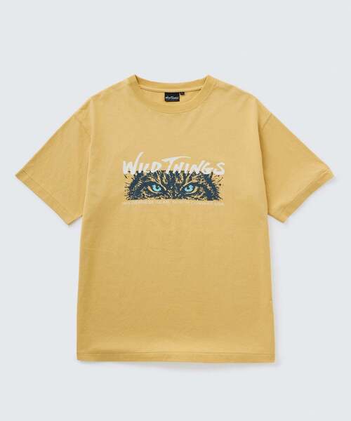 WILD THINGS(ワイルドシングス)の「リンクス S/S Tシャツ│LYNX S/S TEE(Tシャツ/カットソー・メンズ・イエロー系その他2/チャコールグレー/ホワイト/グレー系その他3・M/L/S/XL)」の13枚目の写真