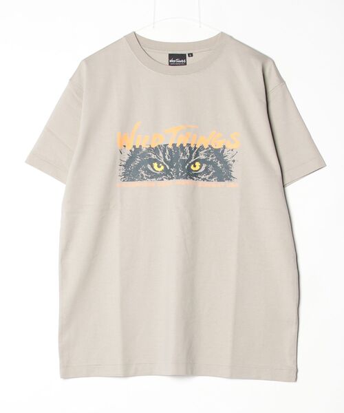 WILD THINGS(ワイルドシングス)の「リンクス S/S Tシャツ│LYNX S/S TEE(Tシャツ/カットソー・メンズ・イエロー系その他2/チャコールグレー/ホワイト/グレー系その他3・M/L/S/XL)」の14枚目の写真
