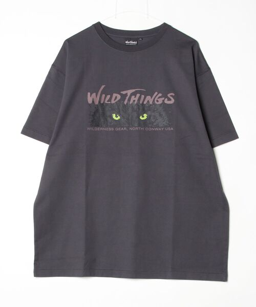 WILD THINGS(ワイルドシングス)の「リンクス S/S Tシャツ│LYNX S/S TEE(Tシャツ/カットソー・メンズ・イエロー系その他2/チャコールグレー/ホワイト/グレー系その他3・M/L/S/XL)」の11枚目の写真