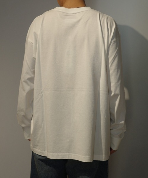 MM6 Maison Margiela(エムエムシックス メゾン マルジェラ)の「MM6 Long-sleeved Top(Tシャツ/カットソー・メンズ・ホワイト・MEDIUM/SMALL)」の2枚目の写真
