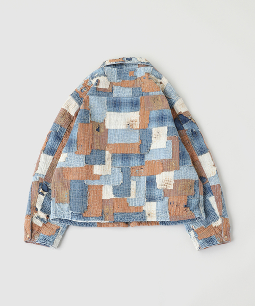 Anachronorm（アナクロノーム）の「ANACHRONORM / アナクロノーム SASHIKO PATCHED JACKET（その他アウター・メンズ・ブルー系その他・MEDIUM）」の2枚目の写真