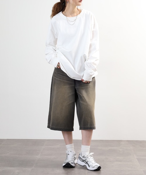 FRUIT OF THE LOOM(フルーツオブザルーム)の「ヘビーオンス L/S Tシャツ 長袖(Tシャツ/カットソー・メンズ・グレー/ブラック/ベージュ/ホワイト・XL/S/L/M)」の22枚目の写真