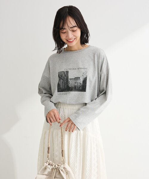 Green　Parks（グリーンパークス）の「アソートロゴ長袖TEE（Tシャツ/カットソー・レディース・D/C/A/B・FREE）」の13枚目の写真