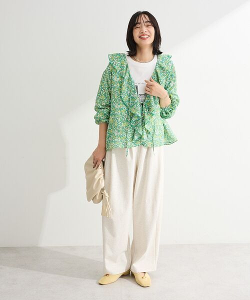 Green　Parks（グリーンパークス）の「アソートロゴ長袖TEE（Tシャツ/カットソー・レディース・D/C/A/B・FREE）」の14枚目の写真