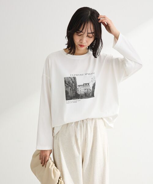 Green　Parks（グリーンパークス）の「アソートロゴ長袖TEE（Tシャツ/カットソー・レディース・D/C/A/B・FREE）」の15枚目の写真