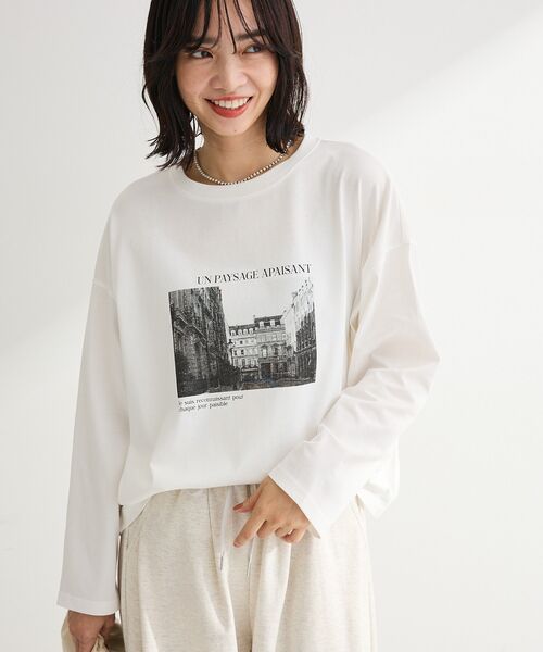Green　Parks（グリーンパークス）の「アソートロゴ長袖TEE（Tシャツ/カットソー・レディース・D/C/A/B・FREE）」の17枚目の写真