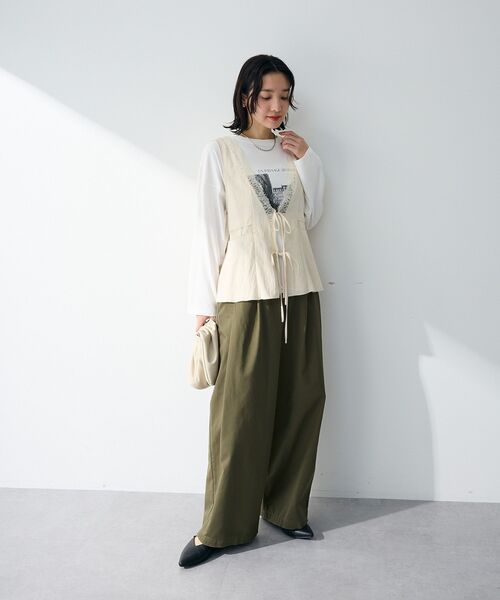 Green　Parks（グリーンパークス）の「アソートロゴ長袖TEE（Tシャツ/カットソー・レディース・D/C/A/B・FREE）」の18枚目の写真