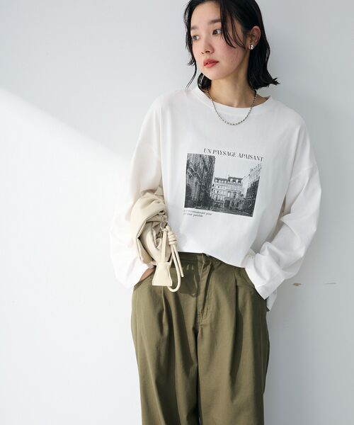 Green　Parks（グリーンパークス）の「アソートロゴ長袖TEE（Tシャツ/カットソー・レディース・D/C/A/B・FREE）」の21枚目の写真