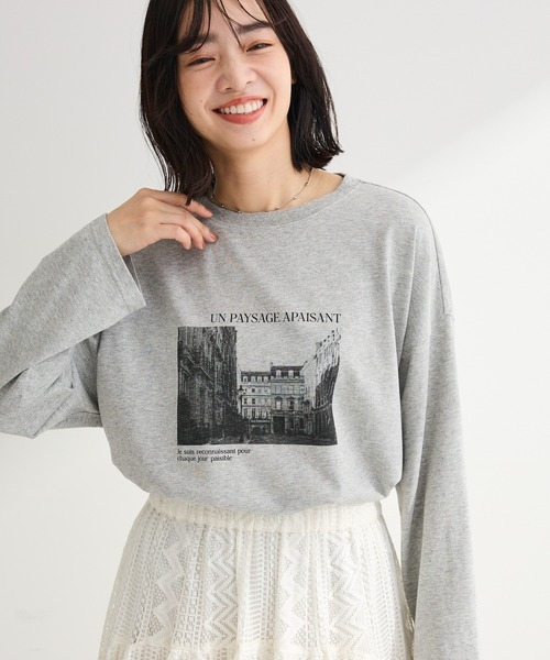 Green　Parks（グリーンパークス）の「アソートロゴ長袖TEE（Tシャツ/カットソー・レディース・D/C/A/B・FREE）」の2枚目の写真