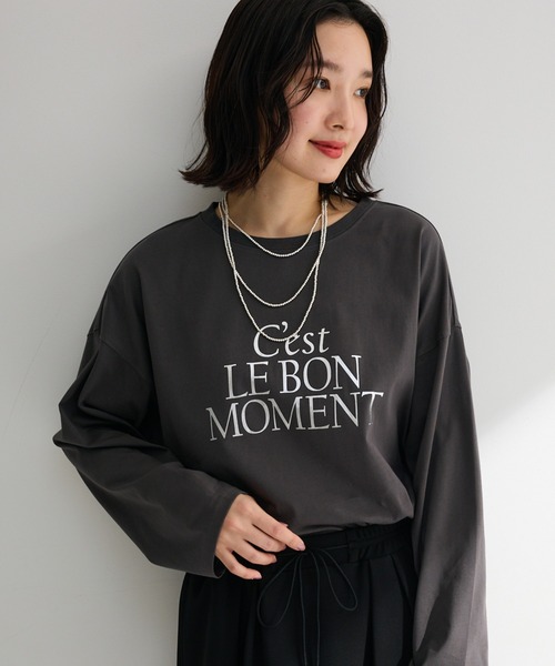 Green　Parks（グリーンパークス）の「アソートロゴ長袖TEE（Tシャツ/カットソー・レディース・D/C/A/B・FREE）」の4枚目の写真