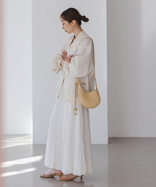 LE VERNIS（ル・ベルニ）の「LE VERNIS/ルベル二 Poire mini shoulder（ショルダーバッグ・レディース・ブラック/ベージュ・FREE）」の20枚目の写真