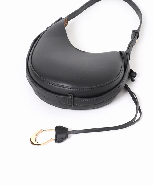 LE VERNIS（ル・ベルニ）の「LE VERNIS/ルベル二 Poire mini shoulder（ショルダーバッグ・レディース・ブラック/ベージュ・FREE）」の13枚目の写真