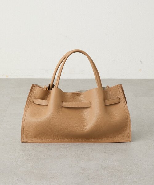 La boutique BonBon（ラブティックボンボン）の「【ヴィオラドーロ】イタリアンWフェイス型押しレザーワイドトート（トートバッグ・レディース・ベージュ・FREE）」の10枚目の写真