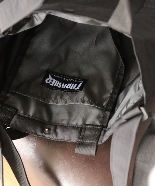 THRASHER(スラッシャー)の「THRASHER TOTE SHOULDER M 2WAY トート ショルダーバッグ(トートバッグ・メンズ・ブラック系/ブラック×ホワイト・FREE)」の16枚目の写真