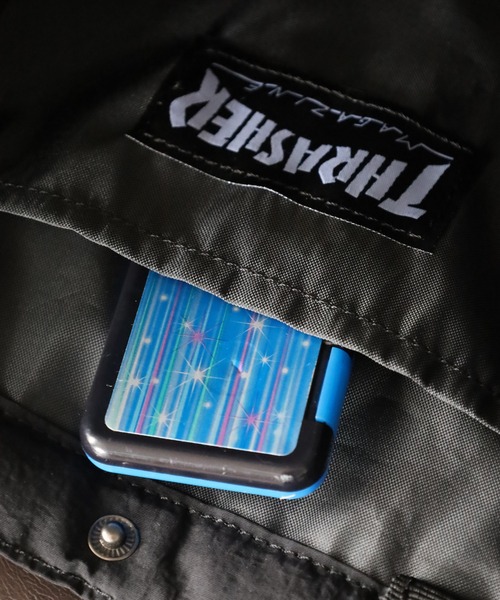 THRASHER(スラッシャー)の「THRASHER TOTE SHOULDER M 2WAY トート ショルダーバッグ(トートバッグ・メンズ・ブラック系/ブラック×ホワイト・FREE)」の17枚目の写真