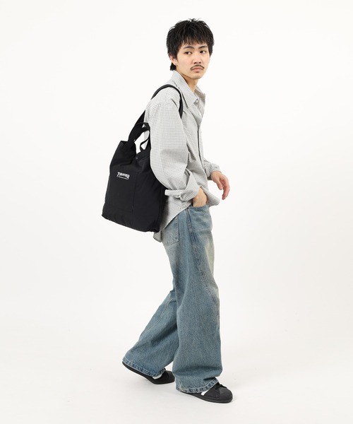 THRASHER(スラッシャー)の「THRASHER TOTE SHOULDER M 2WAY トート ショルダーバッグ(トートバッグ・メンズ・ブラック系/ブラック×ホワイト・FREE)」の21枚目の写真