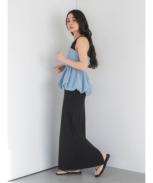 Ungrid（アングリッド）の「バルーンデザインネップデニムビスチェ（チューブトップ・レディース・ライトブルー/ブルー・FREE）」の10枚目の写真