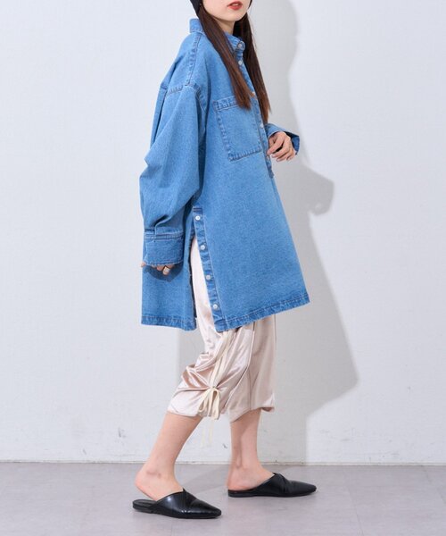 etsinta（エシンタ）の「【etsinta】リメイクジャージーカプリパンツ（その他パンツ・レディース・オフホワイト/ネイビー・ONE SIZE）」の12枚目の写真