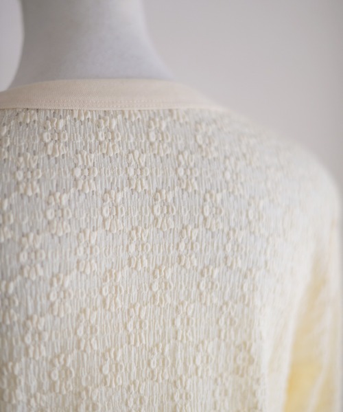 Marient（マリエント）の「ジャガードレースカットソー（Tシャツ/カットソー・レディース・ブラック/アイボリー・FREE）」の16枚目の写真