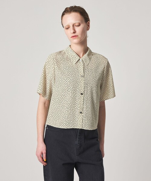 Steven Alan(スティーブンアラン)の「<Steven Alan>フラワー プリント シャツ(シャツ/ブラウス・レディース・オフホワイト/ブラック・M/S)」の5枚目の写真