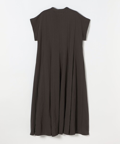 SHIPS any（シップス エニィ）の「SHIPS any:〈洗濯機可能〉ツイル バンドカラー フレンチ シャツ ワンピース（シャツワンピース・レディース・チャコールグレー/ベージュ・ONE SIZE）」の16枚目の写真