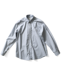 THOMASMORE（トーマスモア）の「ピマスナップダウンシャツ - シティブルー（シャツ/ブラウス）」