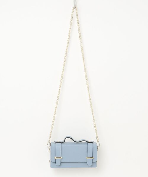 ROSE BUD(ローズバッド)の「(MILLELA FIRENZE)CHAIN SHOULDER BAG(ショルダーバッグ・レディース・ブラック/ブルー・ONE SIZE)」の8枚目の写真