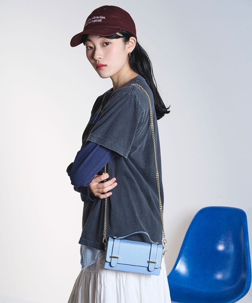 ROSE BUD(ローズバッド)の「(MILLELA FIRENZE)CHAIN SHOULDER BAG(ショルダーバッグ・レディース・ブラック/ブルー・ONE SIZE)」の11枚目の写真