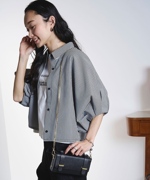 ROSE BUD(ローズバッド)の「(MILLELA FIRENZE)CHAIN SHOULDER BAG(ショルダーバッグ・レディース・ブラック/ブルー・ONE SIZE)」の12枚目の写真