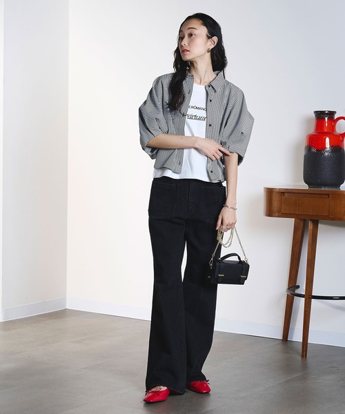ROSE BUD(ローズバッド)の「(MILLELA FIRENZE)CHAIN SHOULDER BAG(ショルダーバッグ・レディース・ブラック/ブルー・ONE SIZE)」の14枚目の写真
