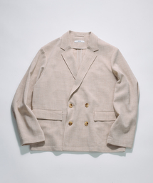 JOURNAL STANDARD relume（ジャーナルスタンダード　レリューム）の「テックキャンバス  ダブルプレスト ジャケット(セットアップ対応可能)（テーラードジャケット）」
