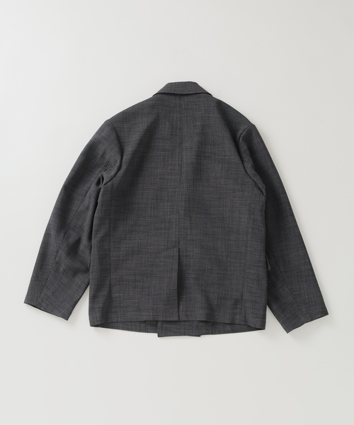 JOURNAL STANDARD relume（ジャーナルスタンダード　レリューム）の「テックキャンバス  ダブルプレスト ジャケット(セットアップ対応可能)（テーラードジャケット・メンズ・ブラック/ブラウン系その他/アイボリー・MEDIUM/LARGE）」の18枚目の写真