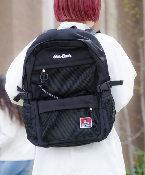 BEN DAVIS(ベンデイビス)の「【BEN DAVIS/ベンデイビス】【中身が見えるメッシュポケット】デイパック 30L大容量 前面2ポケット 15インチPC収納(バックパック/リュック・メンズ・レッド/ブルー/ブラック・FREE)」の20枚目の写真