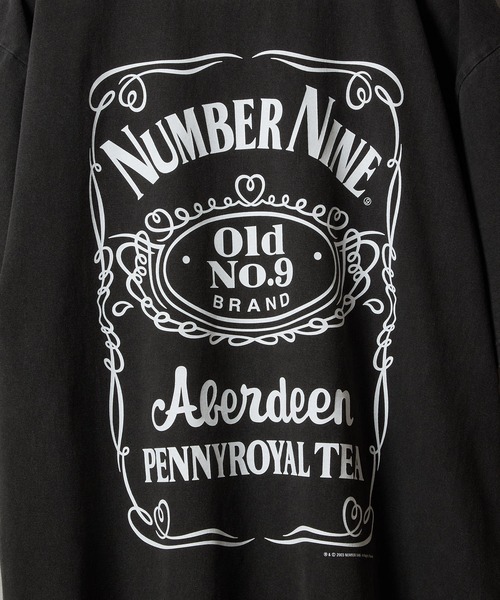 NUMBER (N)INE（ナンバーナイン）の「VINTAGE DYE GRAPHIC T-SHIRT / ヴィンテージダイ グラフィックプリント クルーネック Tシャツ（Tシャツ/カットソー・メンズ・ブラック系2/ブラック系3/ブラック系1/ブラック系4・2/4/3）」の7枚目の写真