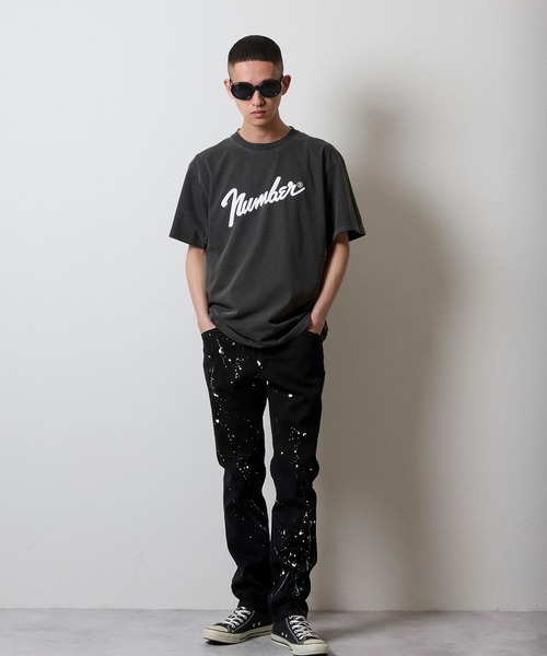 でんページ VINTAGE DYE GRAPHIC T-SHIRT / ヴィンテージダイ グラフィック