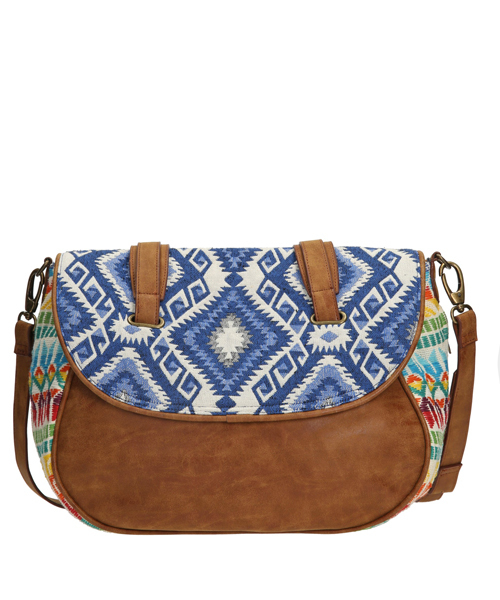 Desigual（デシグアル）の「「Desigual/デシグアル」 エスニック調ショルダーバック（ショルダーバッグ・レディース・ブルー系その他・FREE）」の2枚目の写真