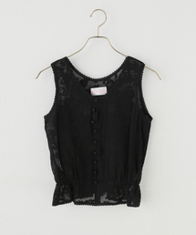 JOURNAL STANDARD | 【VIVIANO / ヴィヴィアーノ】Embroidered Lace Tank(タンクトップ)