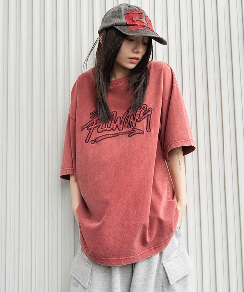 WEGO(ウィゴー)の「WEGO/【26年春新作】グラフィックBIG T(Tシャツ/カットソー・メンズ・ホワイト/ネイビー/レッド系その他/ブラック系その他・LARGE/MEDIUM)」の14枚目の写真