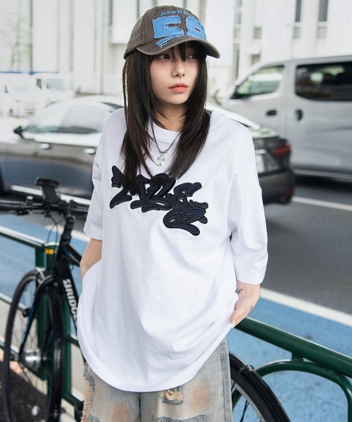 WEGO(ウィゴー)の「WEGO/【26年春新作】グラフィックBIG T(Tシャツ/カットソー・メンズ・ホワイト/ネイビー/レッド系その他/ブラック系その他・LARGE/MEDIUM)」の8枚目の写真