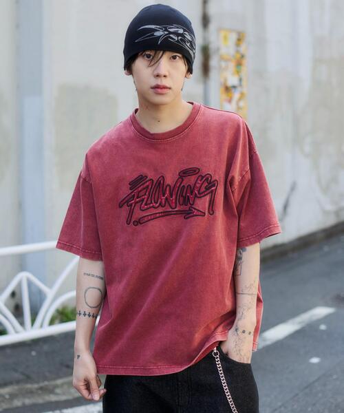 WEGO(ウィゴー)の「WEGO/【26年春新作】グラフィックBIG T(Tシャツ/カットソー・メンズ・ホワイト/ネイビー/レッド系その他/ブラック系その他・LARGE/MEDIUM)」の13枚目の写真